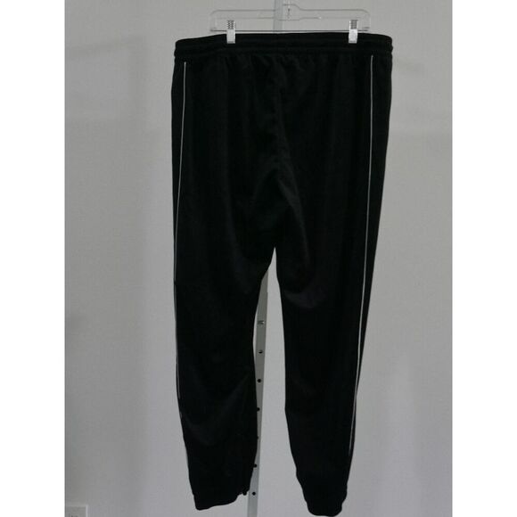 Adidas Kansas Jayhawks Men's Black Velour Jogger Sweatpants XL - Picture 5 of 13